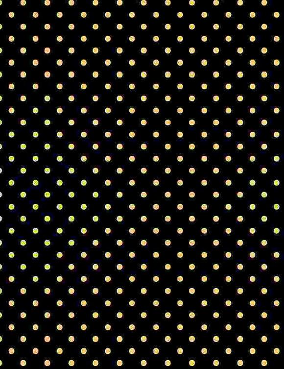 CD1820 - BEE -BLACK w/ YELLOW DOTS - 100% COTTON - DOTS by Timeless Treasures