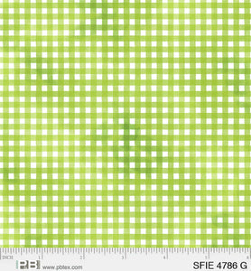 SFIE-4786G PLAID/SUNFLOWER FIELD by Sandy Lynam Clough for P&B TEXTILES /"PANEL FOR THIS COLLECTION IS ON OUR PANEL PAGE"